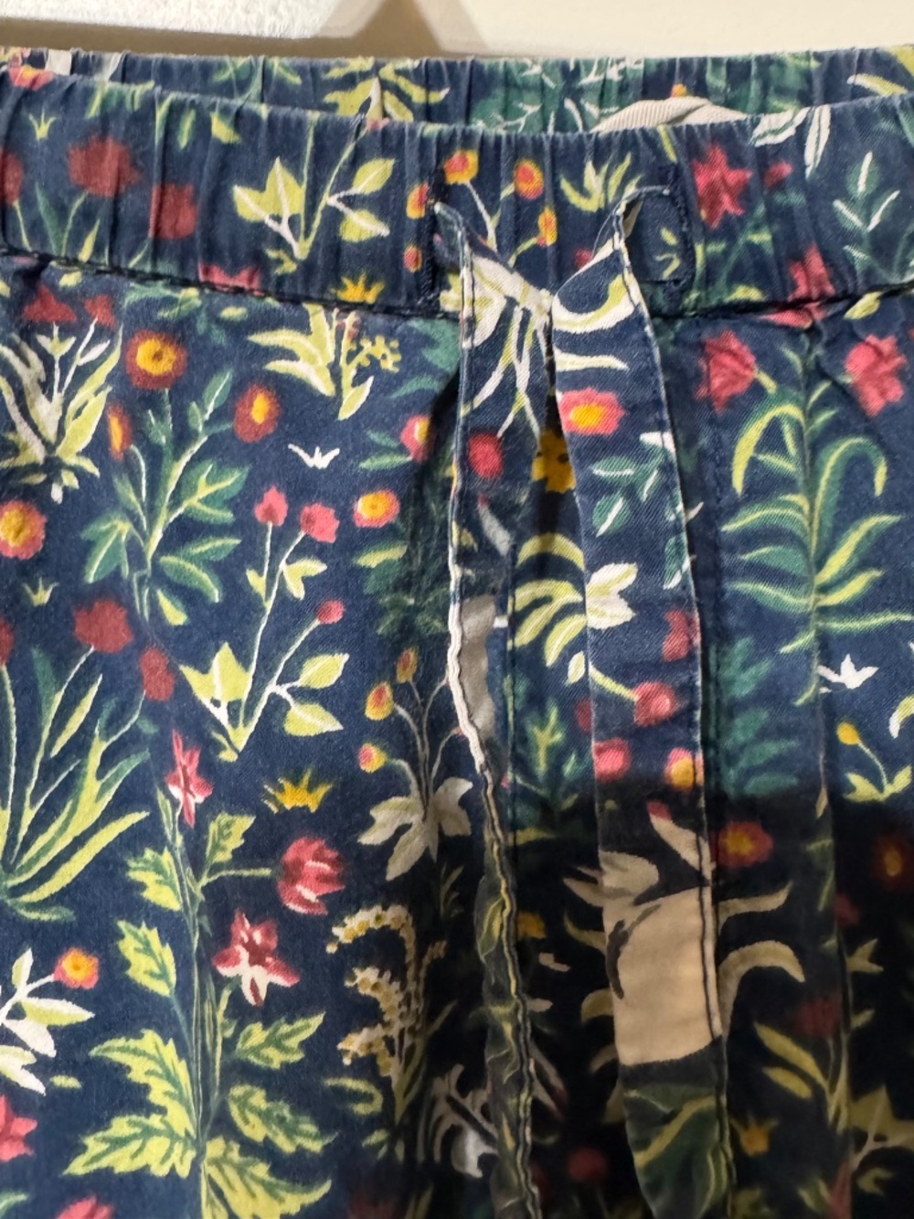 Pants only - Printfresh Unicorn’s Garden Pajama 3X Navy Floral Organic Cotton - Picture 3 of 10